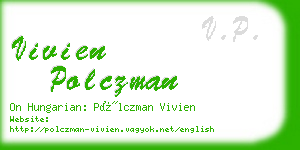 vivien polczman business card